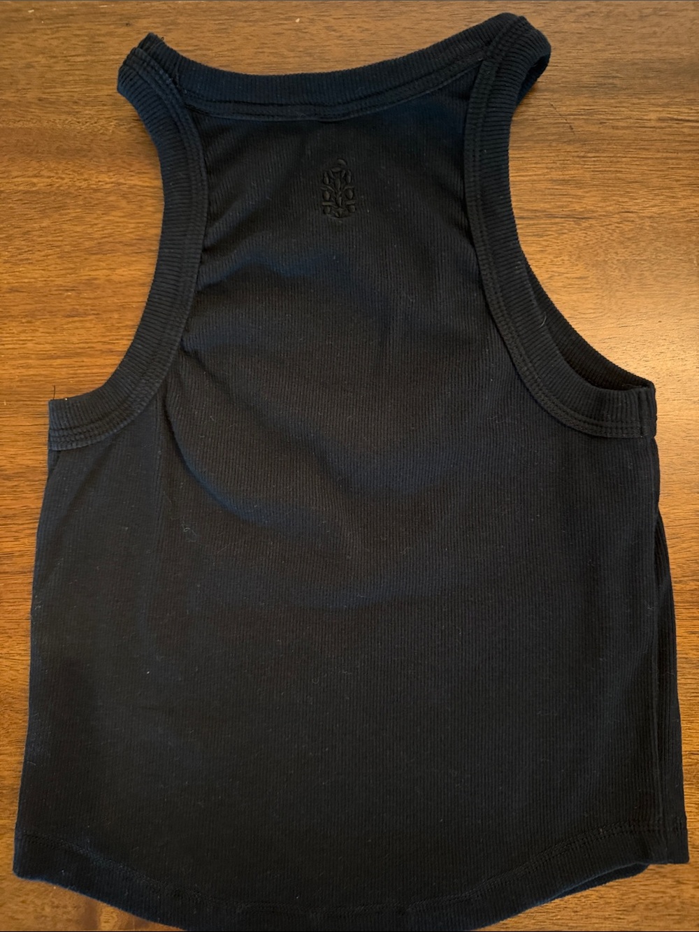FP Movement by Free People Black Ribbed Racerback Tank